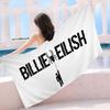 B-BillieS Chanteuse E-EilishS Serviette de Plage en Microfibre Absorbante Séchage Rapide Douce Yoga Natation Station Balnéaire Alpinisme Serviette