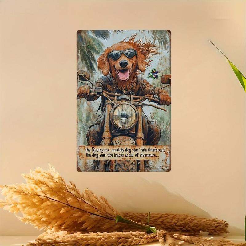 Металлический настенный постер, Винтажный декор из жести