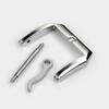 18m 20mm Stainless Steel Pin Buckle For IWC Big Pilot Portugieser Pilot's Leather Watch Clasp Silver Rose Gold Black Accessories