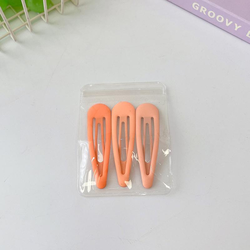 Children'S Gradual Change Of Color Simple Bb Clip Headgear Fashionable Girl One-Word Clip Side Clip Fixed Broken Hair Bangs Hairpin Card