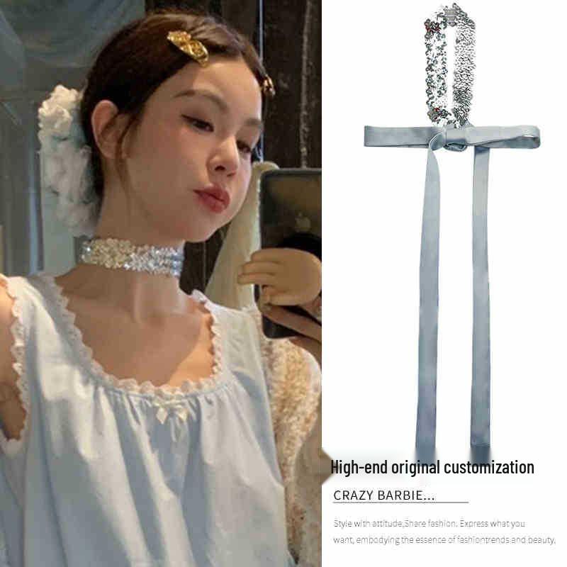 2025 New Summer French Artistic White Polka Dot Scarf - Elegant High-Class Cotton Linen Silk Square Scarf for Women