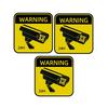 5cm CCTV Warnaufkleber, Wasserdichte Sonnencreme Videoüberwachung Alarm Decal für Auto