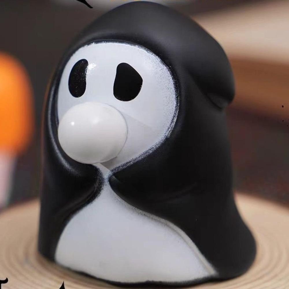 Fidget Toy Pumpkin Stress Ball Slow Rebound Hallowen Pumpkin Ornament Gift чёрный