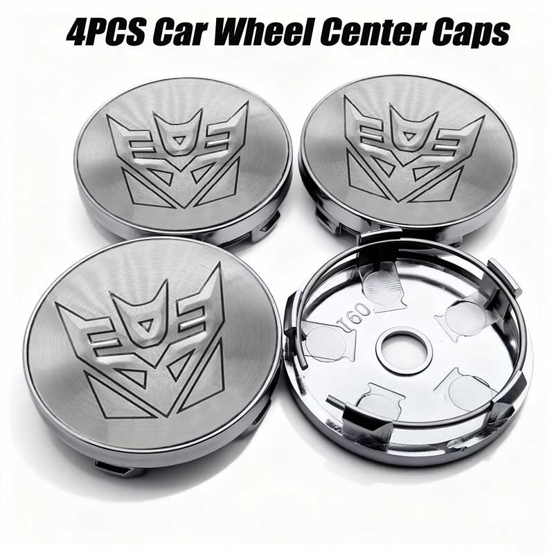 4PCS Universal 56mm 60mm For Autobot Badge Car Wheel Center Caps , HJUJ6 Dustproof Decorative Hub Caps Sticker