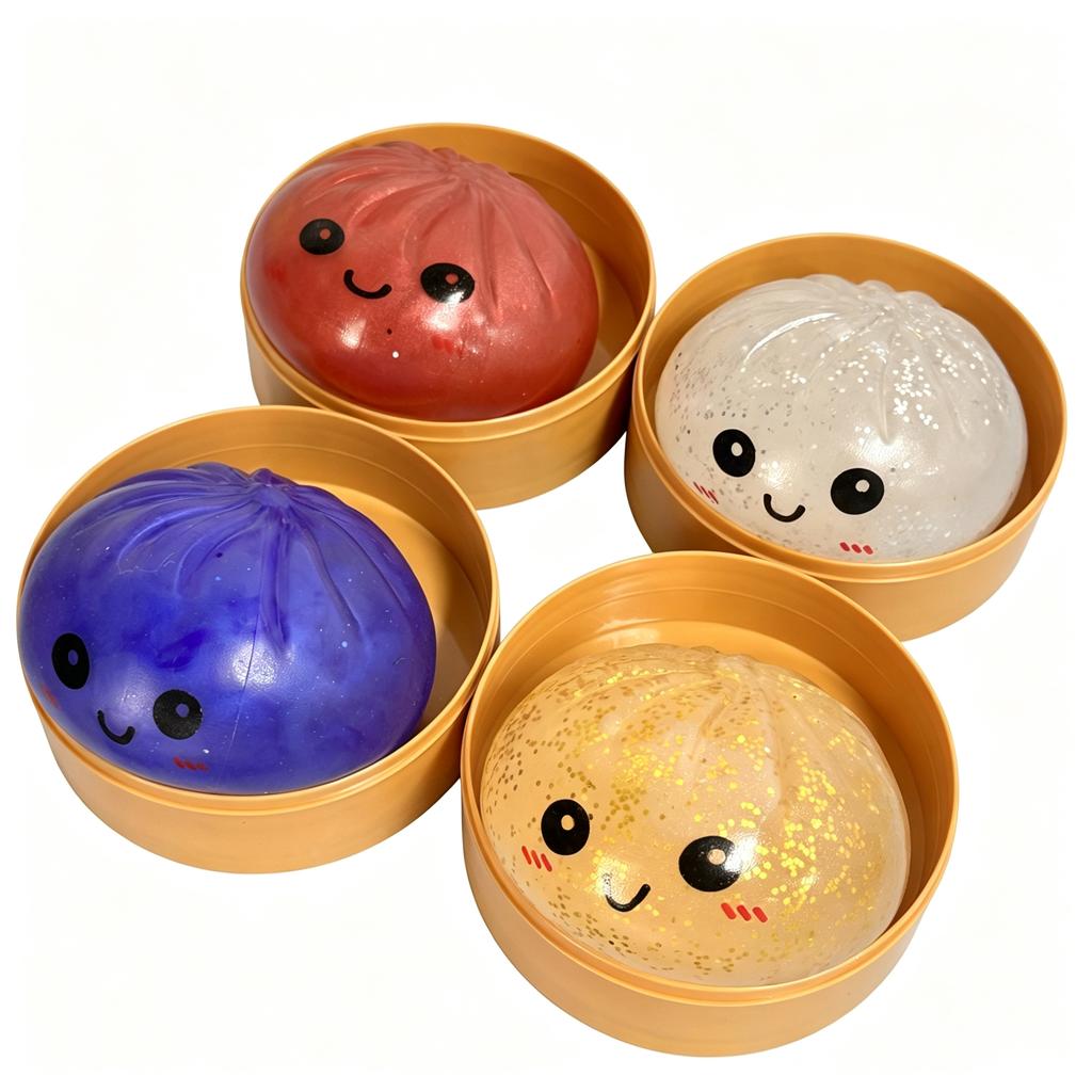 Squishy Raviolo Ravioli Misteriosi Fidget Toys Bambola Sensoriale Palla Antistress Regalo Rilassante Gadget per Feste Scatola Cieca