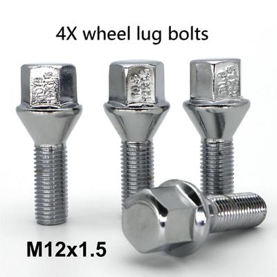 4x Auto Radbolzen Muttern M12X1.5 17mm Sechskant Für BMW 1 3 5 6 7 Serie Z1 Z3 Z4 X1 X5 Mini E82 E88 E90 E92 E93 E39 E60 E65 E89