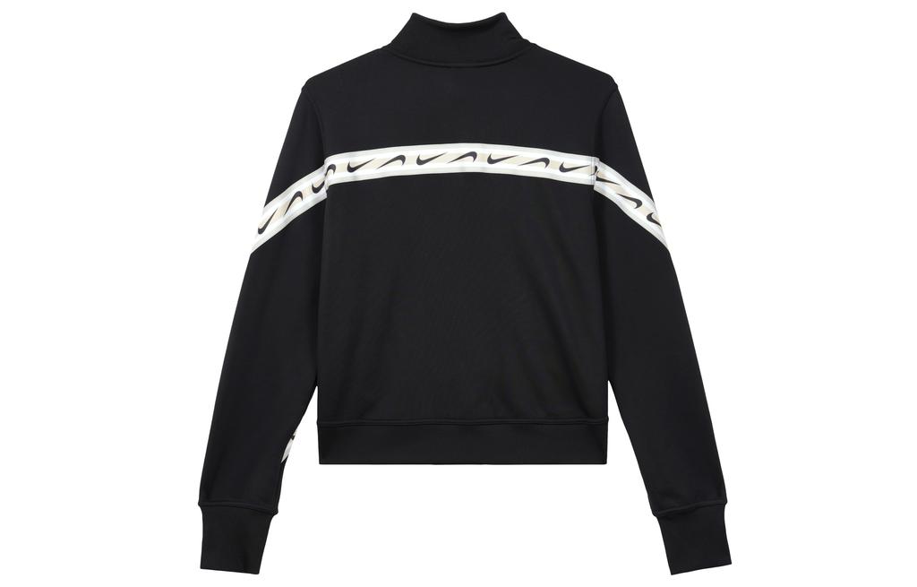 Nike Therma FIT One Sweatshirts Women's Black Stand Collar Moderate Regular FB5170-010