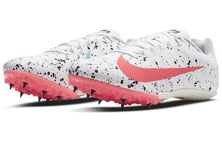 Nike Zoom Rival S 9 Paint Splatter White Crimson Jade Men's Sneakers
