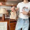 Wind exquisite embroidery mini Oxford small cloth bag handbag sundries cosmetics storage mobile phone bag
