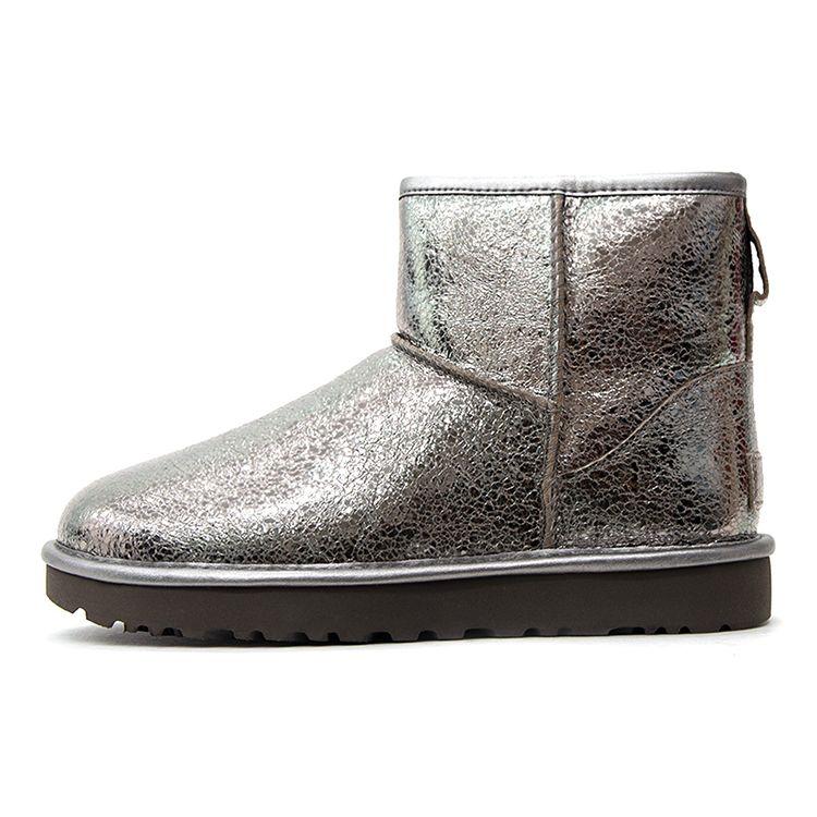 

UGG Удобные Теплые Короткие Снежные Ботинки Женские ботинки Серебристые 1125234-GUNM 38