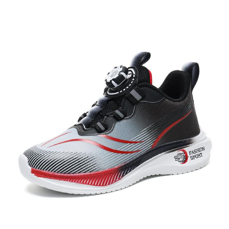 Boys and girls 2025 autumn and winter new children's basketball shoes medium and large children's mesh primary school students running non-slip sports