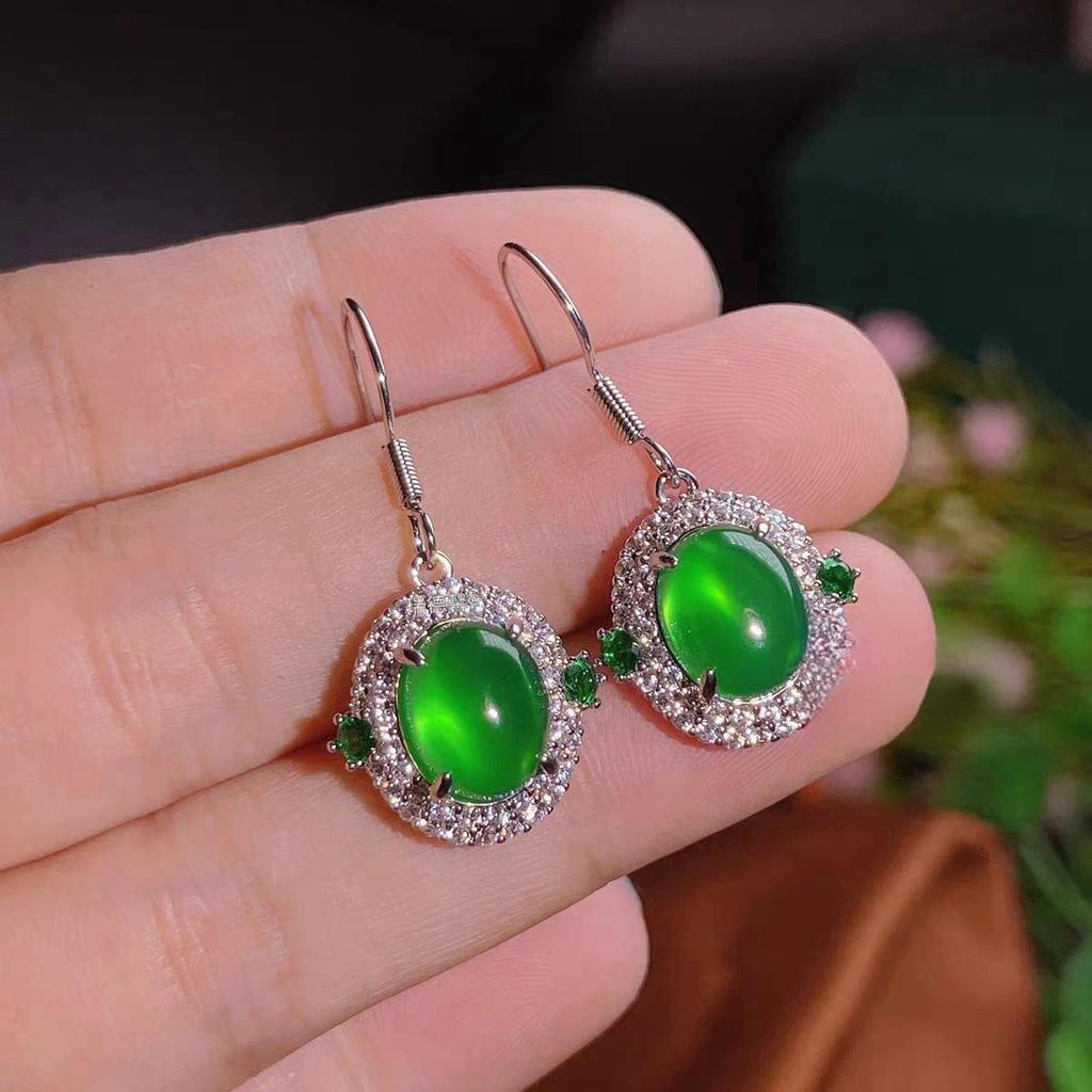 Women's Diamond Inlaid Drop Earrings: Trendy, Fashionable Multiple Ear Pendants