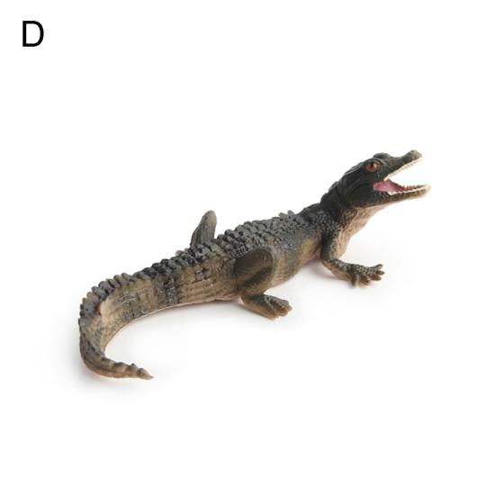 Simulation Crocodiles Wild Animal PVC Figurine Model Craft Educational Kids Toy