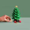 DIY Paper Christmas Tree Handmade Origami Tree Kit Fold 3D Christmas Paper Craft Set Holiday Desk Decoration for Craft Lovers Adults
