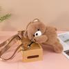 Cute Cute Bear Plush Backpack for Best Friend Birthday Gifts for One-shoulder Bear Bag Floor Push Event Gifts