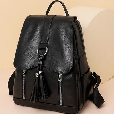 Damen Multifunktionale Leder Umhängetasche Große Kapazität Reiserucksack Schulrucksack Hochwertiges Modedesign