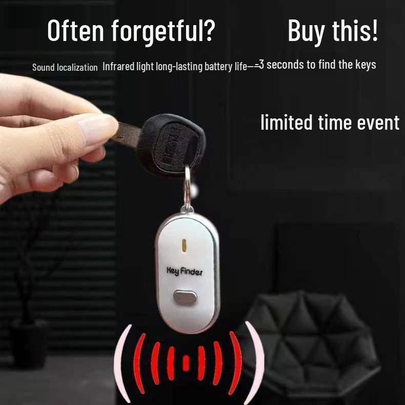 Schlüsselbund-Alarm: Intelligenter sprachgesteuerter Pfeifen-Locator für verlorene Schlüssel