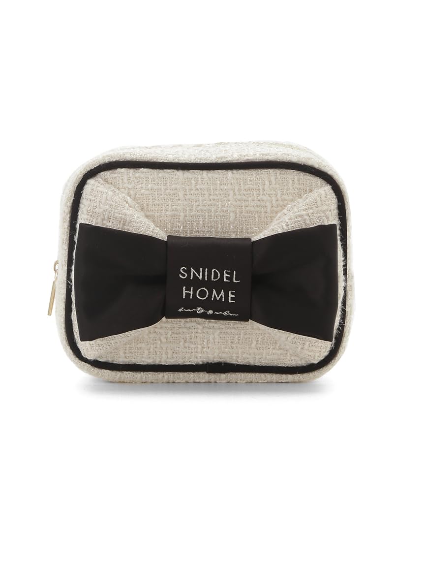 

Tweed Ribbon Pouch SHGG251242 IVR [Sneider Home]