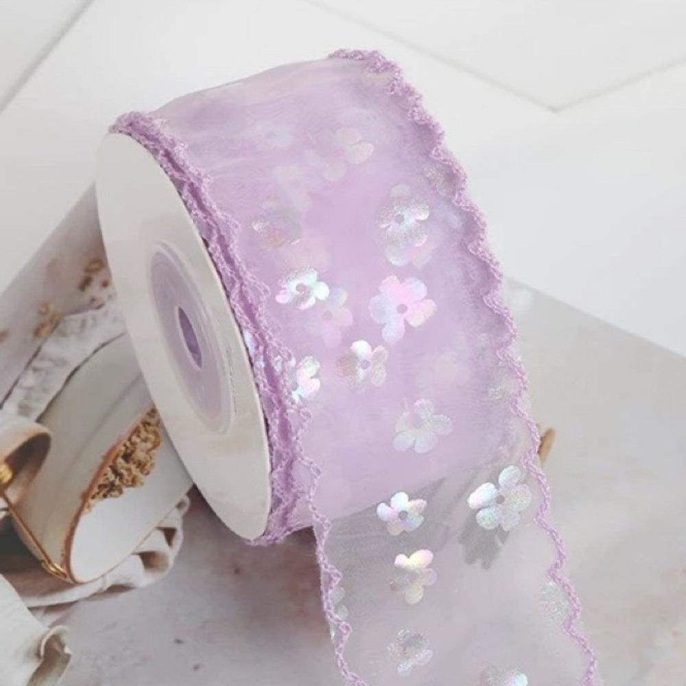 

10 Yards Silk Ribbon Gift Wrapping Bouquets DIY Decor Creative Gifts Packaging Material