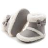 2025 Herbst/Winter Kleinkind Baumwollstiefel: Mit Schleife, Mehrfarbig, Rutschfeste Weichsohle