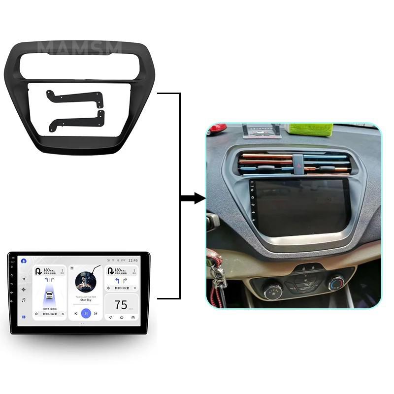 Central Control Navigation Faceplate for 2015 Ford Escort (9  LHD, Android Kit) 9-inch
