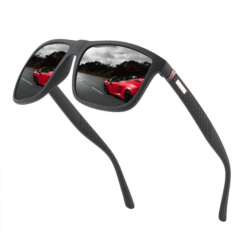 

Unisex Polarized Sunglasses - Classic Series for Driving and Fishing Matte Black Frame/Gray Lens