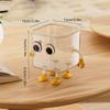 Creative Desktop Trash Can Transparent Cartoon Storage Box Makeup Sundries Bucket Organizer Holder Case