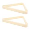 2pcs Strong Build Billiard Triangle Rack White Color Billiard Ball Frame  For Snooker Game