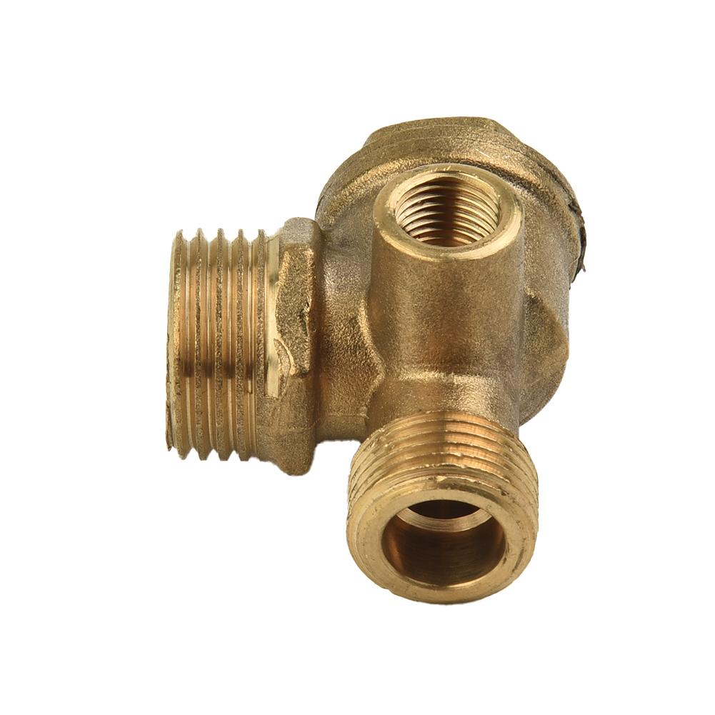 Outils Clapet anti-retour Atelier Compresseurs d'air Outils pneumatiques Équipement 10 12 20 mm 1 pièce Jaune Air Connecteur en laiton Pièces