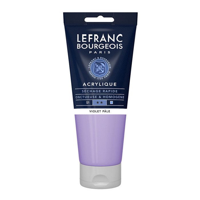 Peinture Acrylique En Tube - Violet Pale - 200ml - Lefranc & Bourgeois
