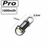 Led Keychain Rechargeable Portable Mini Keychain Flashlight-Work Light Flashlights