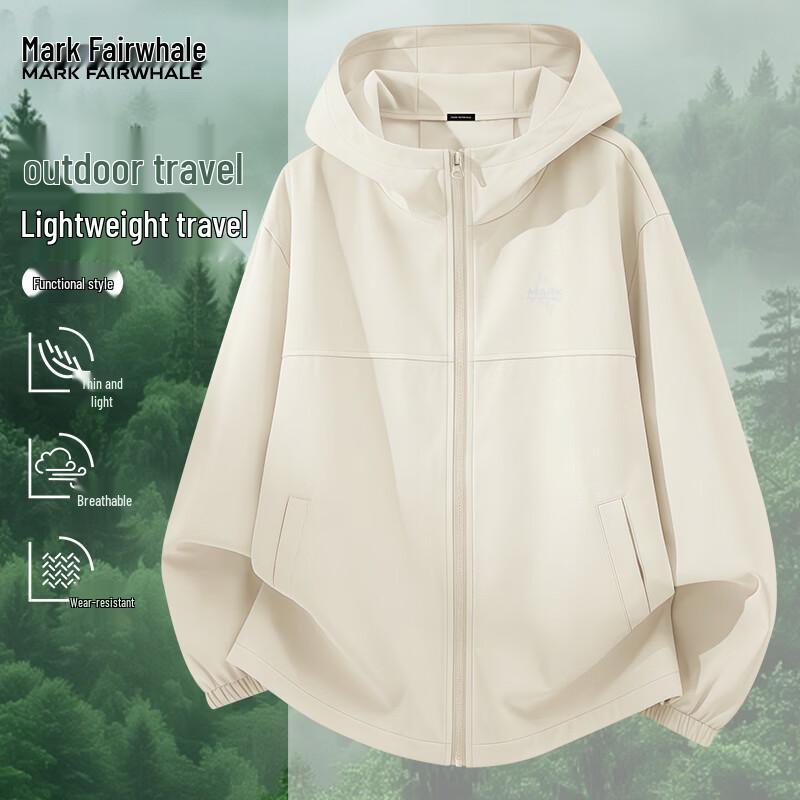 

Mark Fairwhale Men s Outdoor Hooded Windbreaker L