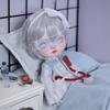Meeler BJD Doll Girl Full Set 24cm SD Resin Ball Jointed Doll Handmade Future Little Robot Girl Full Set 1 Doll Eyes Face Makeup Head Clothes Wig