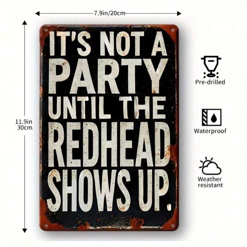Retro Tin Sign Metal Poster Wall Art Home Decor Vintage
