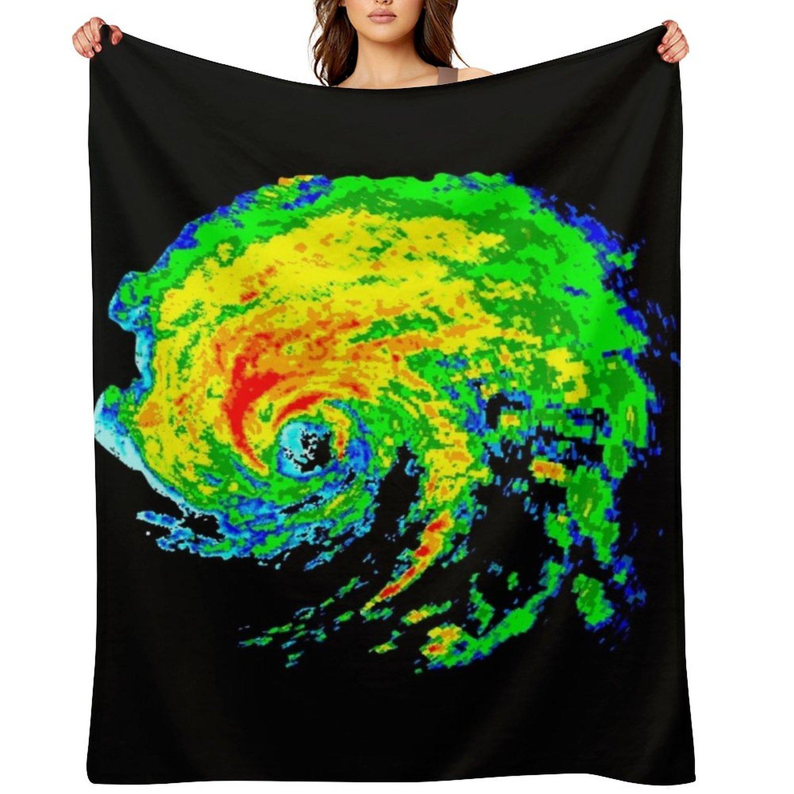 Meteorologist Storm Hunter Meteorology Student Weather Radar Image Throw Blanket Sofas Summer Beddings Baby Bed Blankets 30x40in