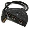 Switch HDMI - GEMBIRD - DSW-HDMI-35 - 3 Ports HDMI - Alimentation Externe - Câble Intégré