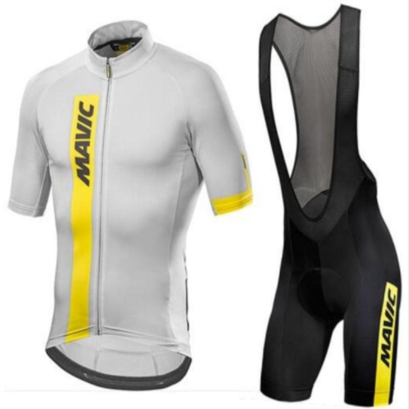 Set Completo Maglia da Ciclismo e Salopette da Ciclismo Uomo Donna Traspirante Abbigliamento per Mountain Bike e Bici da Strada