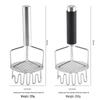 In-Stock Double-Layer Press-Type Stainless Steel Mashed Potato and Pumpkin Masher Tool