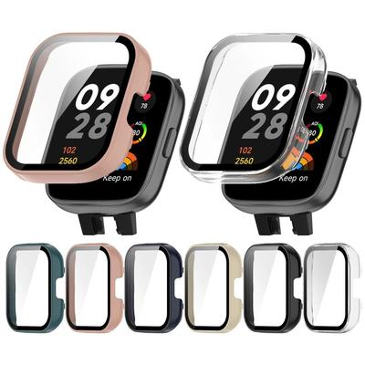 Full Protective Case For Redmi Watch 3 Screen Protector Cover For Redmi Watch3 Shell Cases&tempered Glass Film 2IN1 Accessories