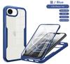 360 Full Protection Case For iPhone 16e Clear Screen With Silicone Bumper TPU+PC Back Cover For iPhone 16 e iPhone16e 2025 Funda