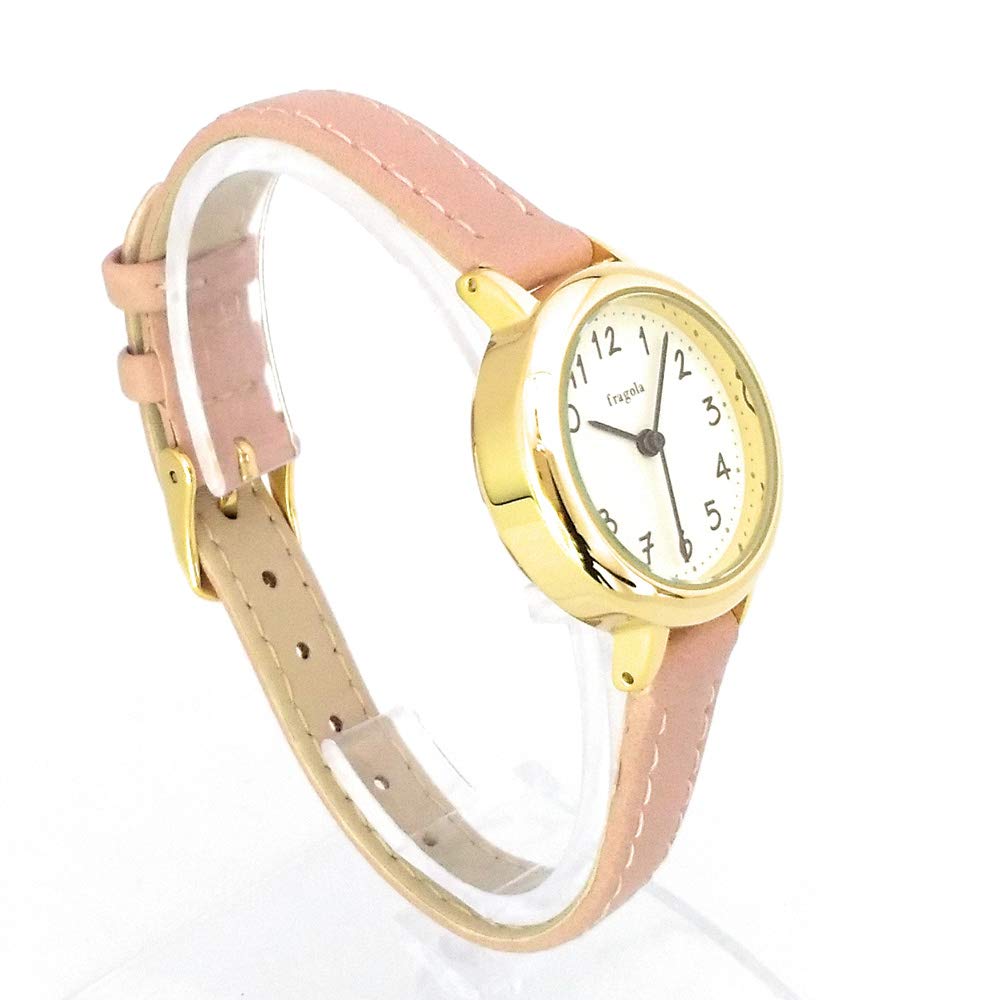 [Follow] Fragola Watch Sweatproof Belt 10 ATM Water Resistant Watch H00921S-1 GDPK Women's Pink