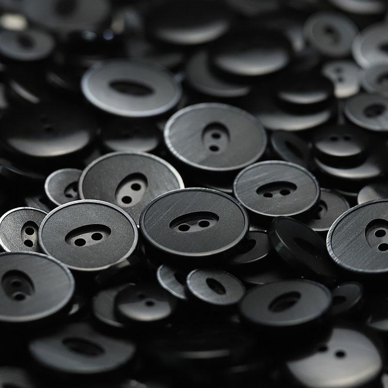 Eyes Resin Thin Edge Buttons Black And White Clothing Accessories Men'S And Women'S Suit Jacket Versatile Coat Windbreaker Buttons