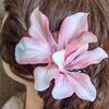 Bohemian Hair Accessories Lily Flower Clips Photo Shoots Side Ear Floral Vacation Headpieces