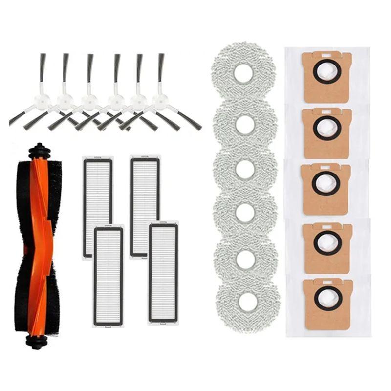 A13I-Accessories For Robot Vacuum X20+ / X20 Plus Parts Main Side Brush Hepa Filter Mop Cloth Dust Bag Replacement