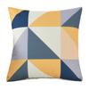 45x45cm Cartoon Cat Geometric Printed Sofa Cushion Cover Cotton Linen Home Living Room Decoration