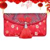 Chinese Brocade Red Envelope Packets Traditional Chinese Red Envelopes With Tassels For Spring Festival Weddings Birthdays