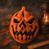 Eye Catching Party Mask Halloween Pumpkin Mask 3D Spooky Jack O Lantern for Cosplay Party Lightweight PU Foam Breathable Scary Face Adults