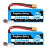 Yowoo 2-Pack 3S Lipo Pack 2600mAh 130C 11.1V Graphene LiPo with XT60 Plug for RC Quadcopter, Airplane, Car, Truck, Boat, Hobby (4.72 X 1.41 X 0.98
