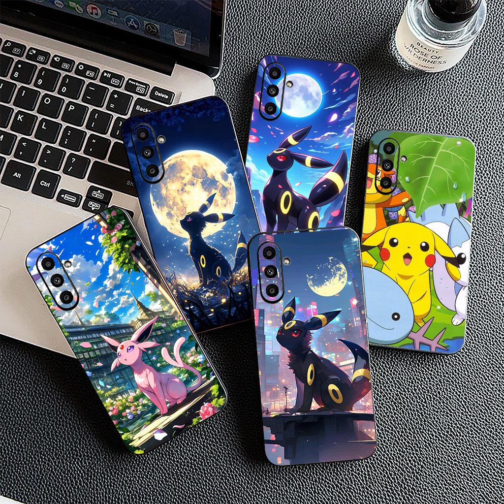 Soft Phone Cover for Xiaomi Poco C75 C65 C71 C85 X7 X6 X5 M6 M7 F7 F8 Ultra F6 Pro Case Espeon P-Pikachus Umbreon P-Pokemons