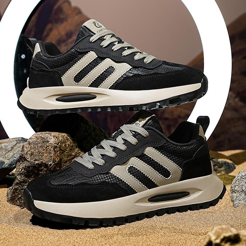Men's shoes autumn and winter new sports and leisure shoes versatile trendy thick-soled heightening shoes European station Forrest Gump shoes men'